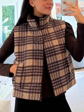ISO Byrdie Golf Plaid Vest